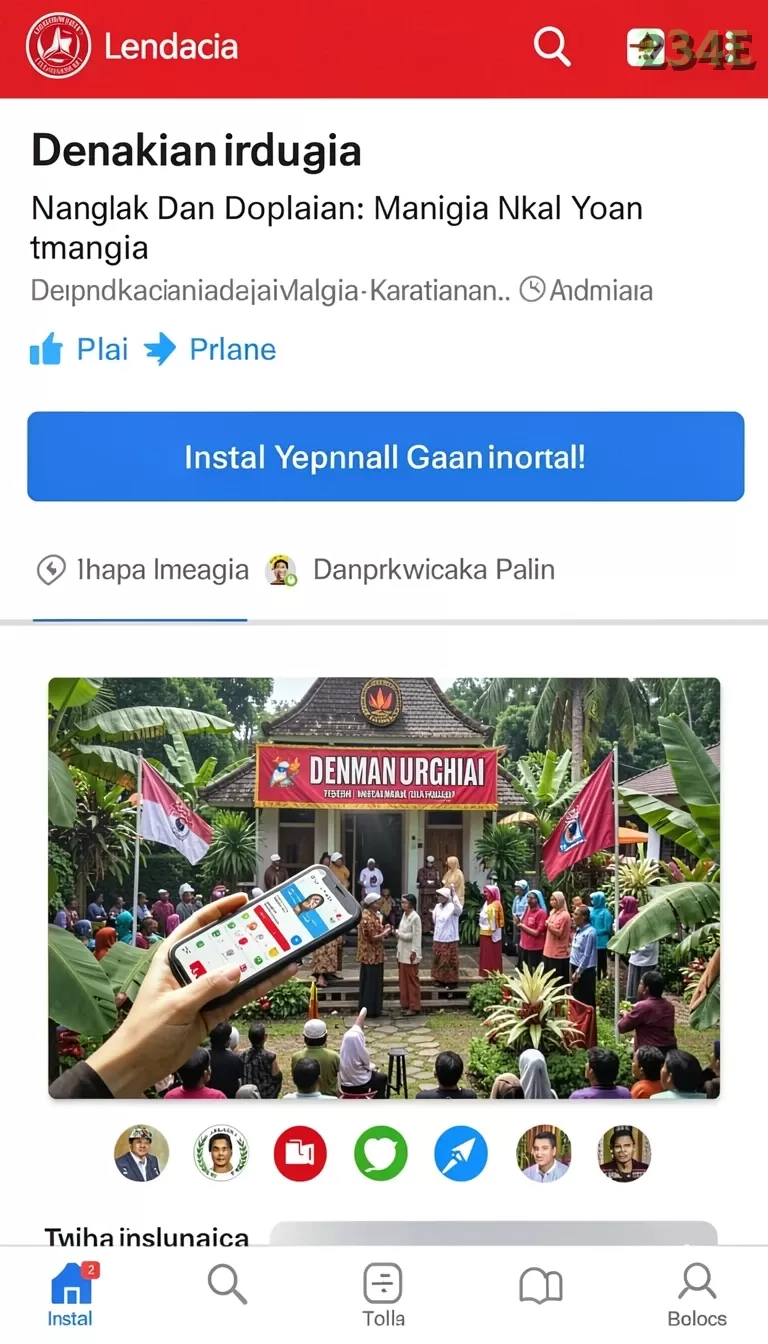 Cuplikan layar BIG77 — halaman utama