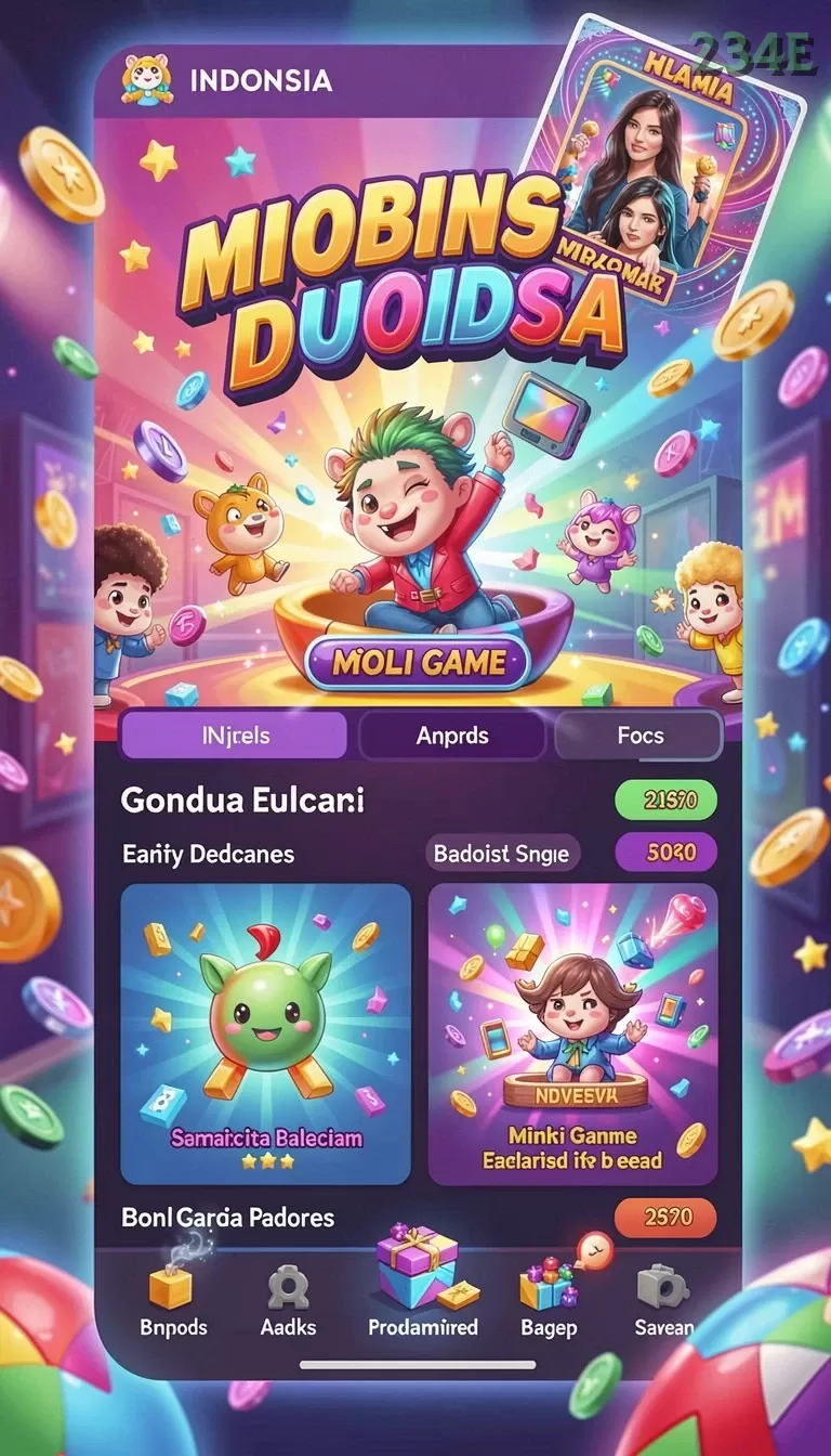 Cuplikan layar PLAYWIN — halaman utama